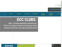 Tablet Screenshot of oakwoodcreativecare.org